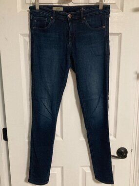AG Adriano Goldschmied The Legging Super Skinny Jeans 29R Dark Wash Stretch